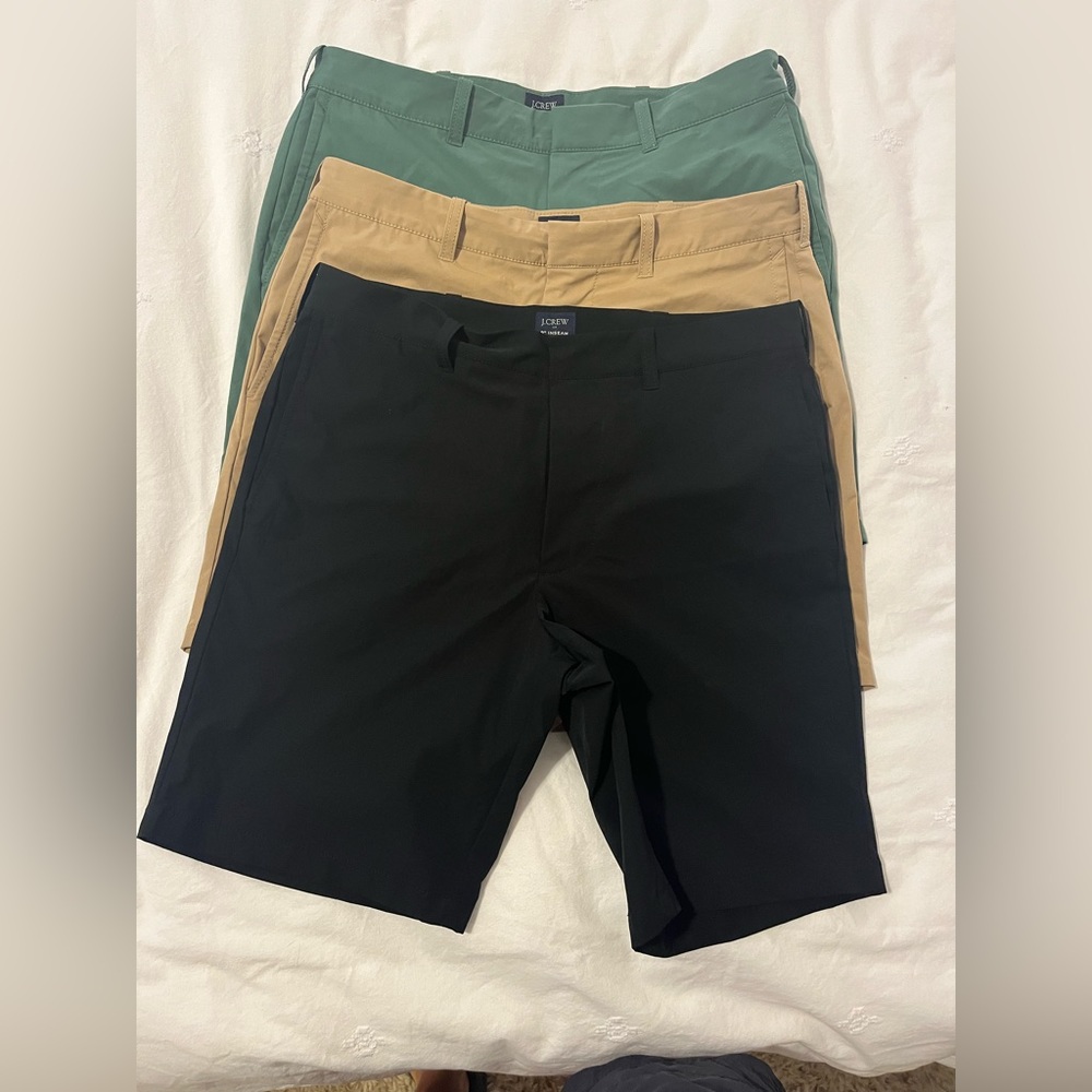 3 pairs Jcrew tech shorts